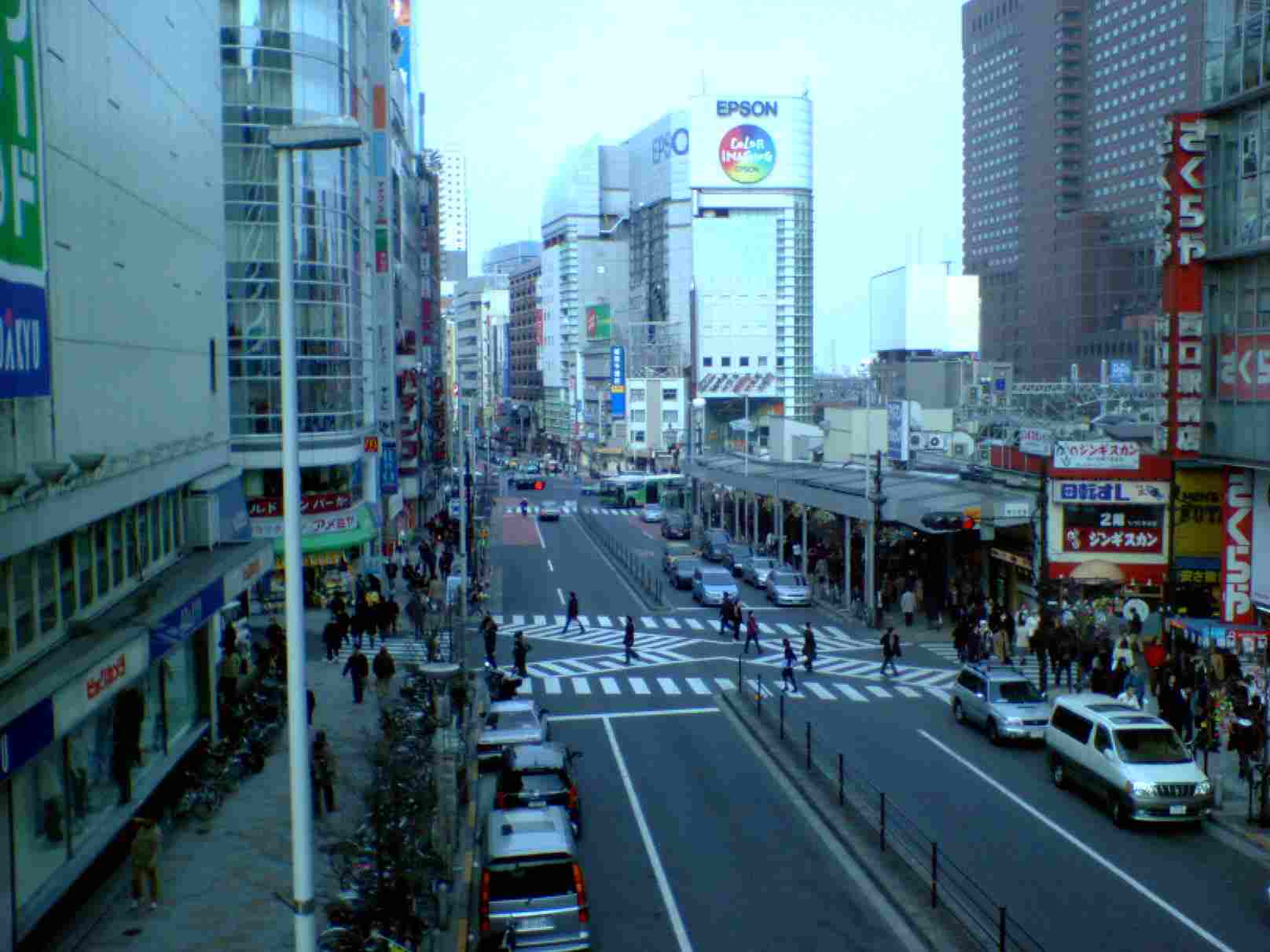 新宿の街並み