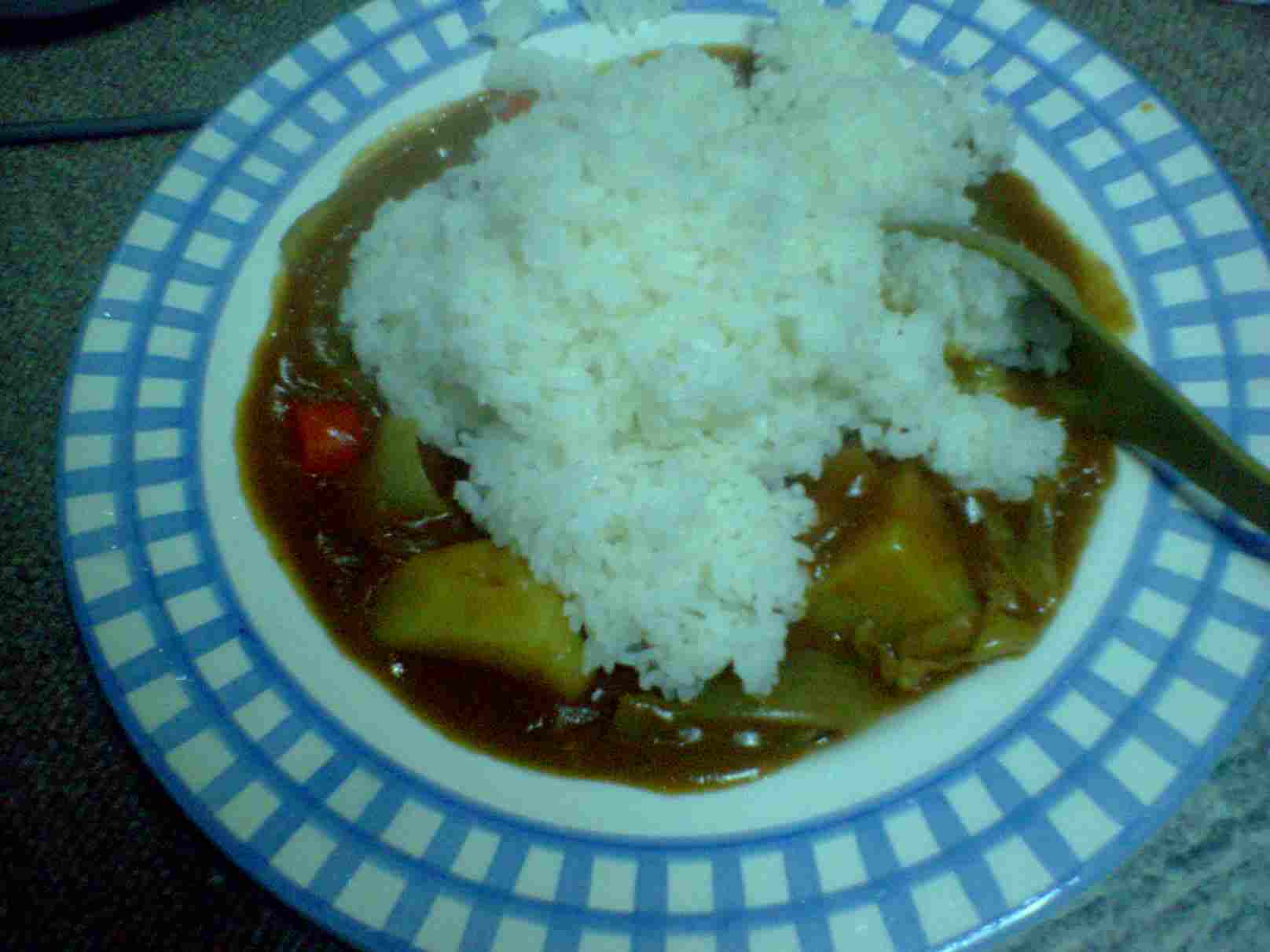 カレーライス完成